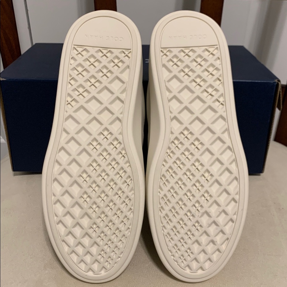 Cole Haan Women’s Beige and Navy Sneakers - Picture 6 of 11
